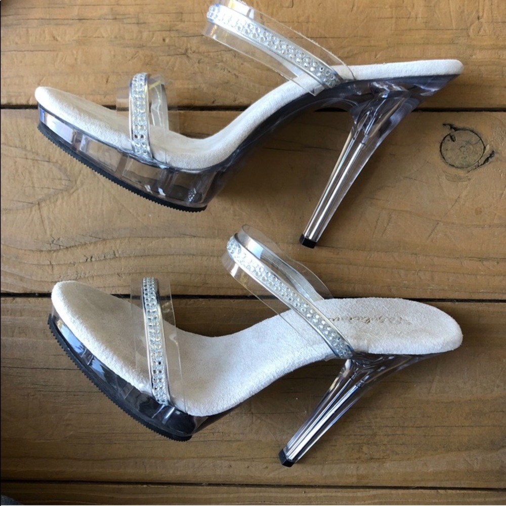 Pleaser Fabulicious premium clear heels - Picture 2 of 8